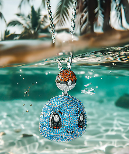【King Ice】x POKEMON コラボ SQUIRTLE ネックレス Squirtle Necklace | Pokémon Jewelry | King Ice